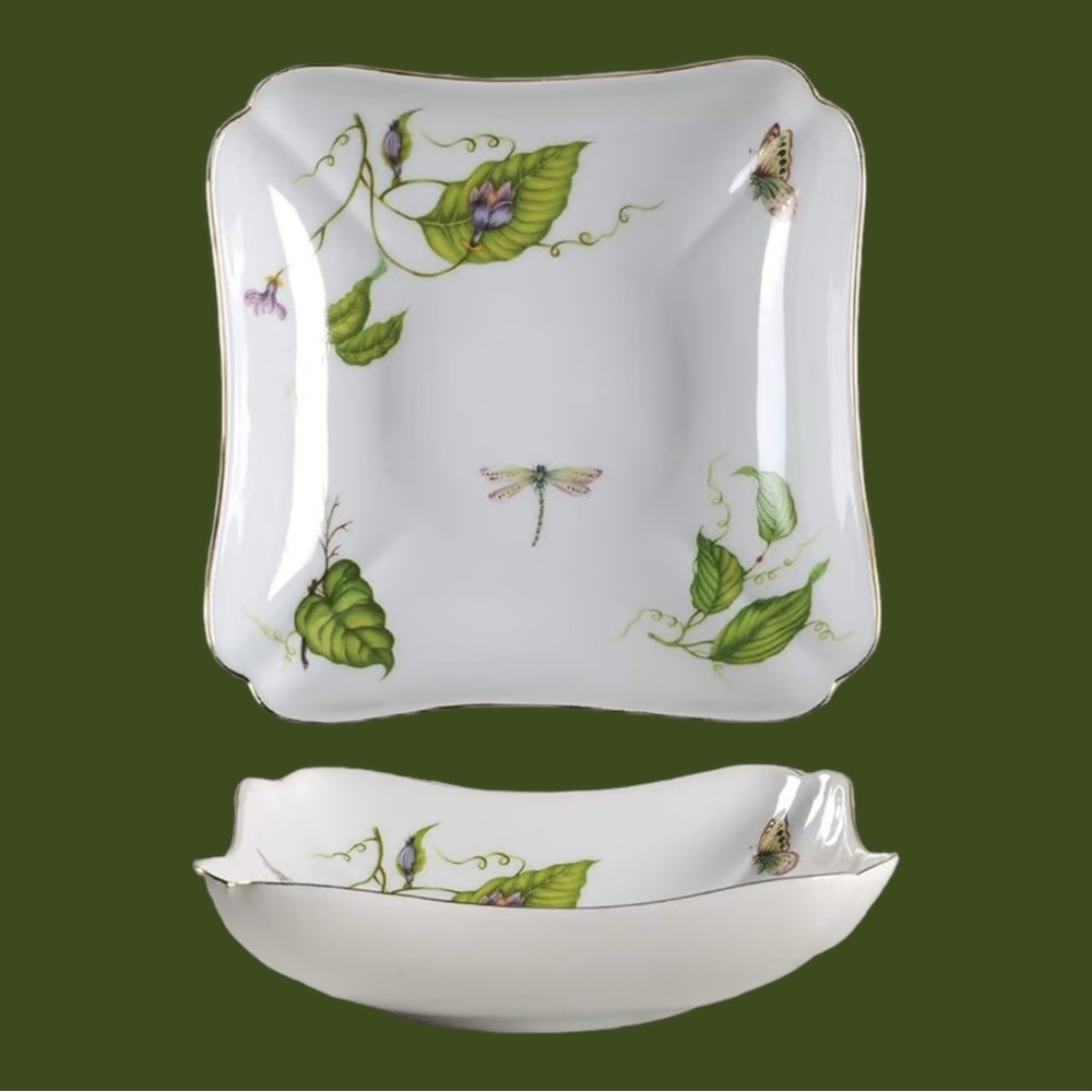 I.Godinger & Co. 6.75” Jardin Square Bowl
